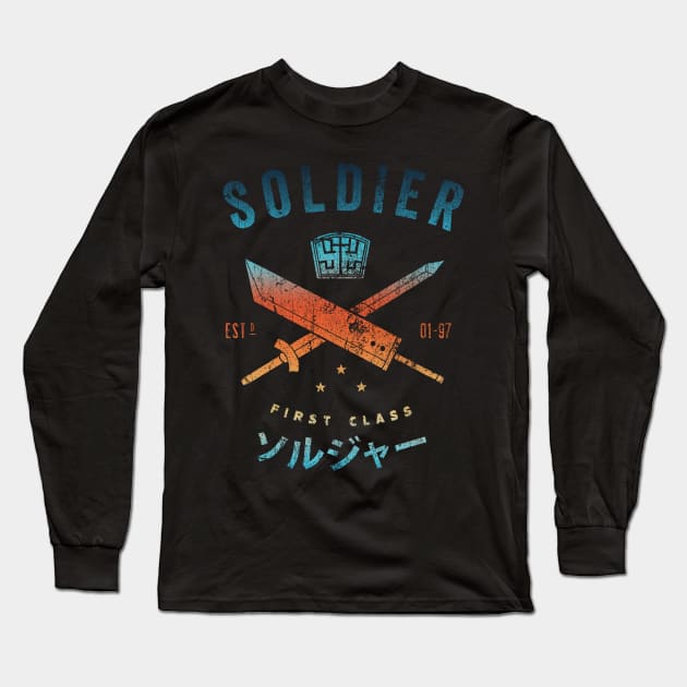 Soldier Sword Long Sleeve T-Shirt by Shiyi Studio